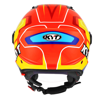 KYT D-City OVERTECH ORANGE FLUO YELLOW HELMETS