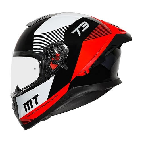 MT Thunder3 Pro Diversity Gloss Red Helmet