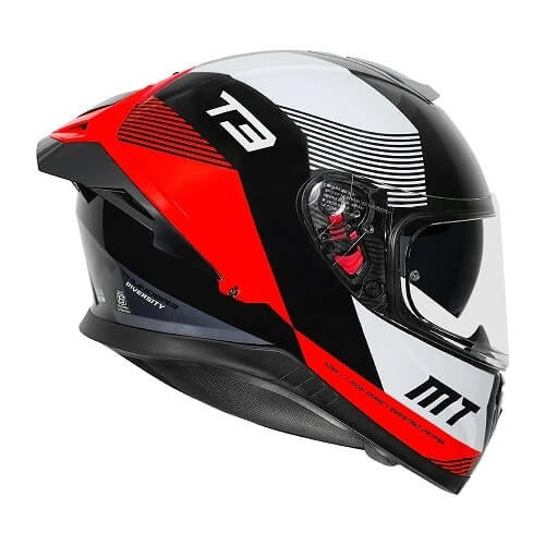 MT Thunder3 Pro Diversity Gloss Red Helmet