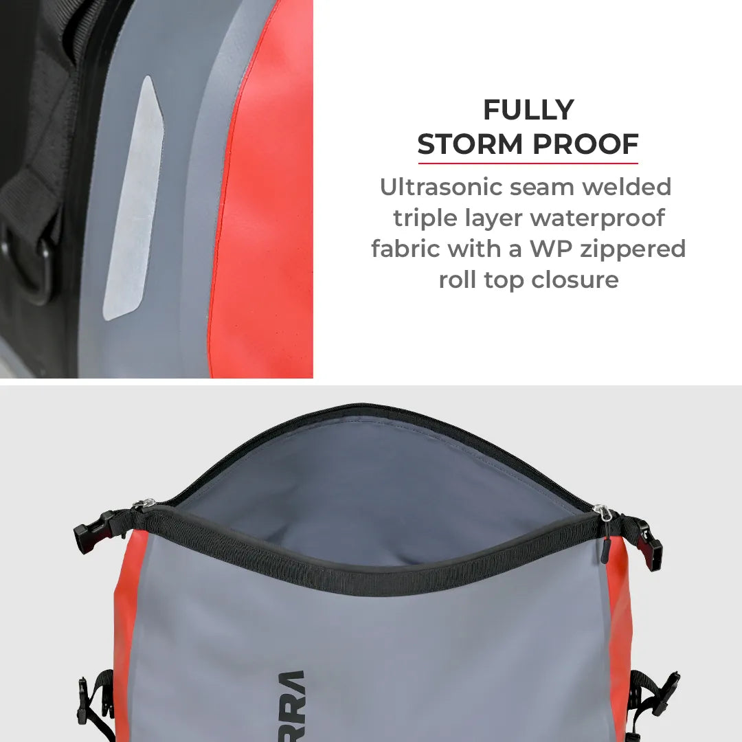 Viaterra Drybag -100% Waterproof Motorcycle Tailbag (Universal) - AH Helmets