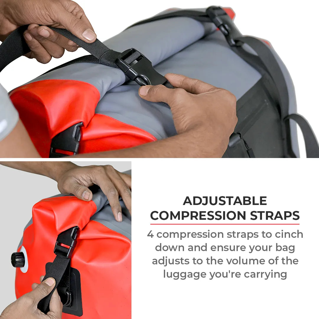Viaterra Drybag -100% Waterproof Motorcycle Tailbag (Universal) - AH Helmets