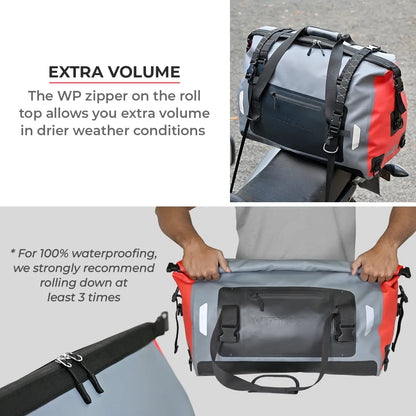 Viaterra Drybag -100% Waterproof Motorcycle Tailbag (Universal) - AH Helmets