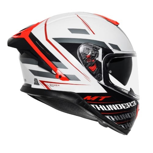 MT Thunder3 Pro Damer Gloss Red Helmet