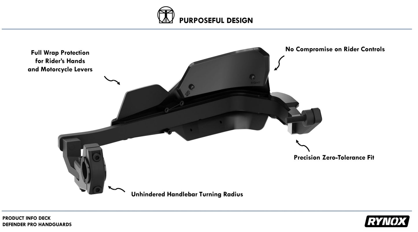 RYNOX DEFENDER PRO HANDGUARDS - AH Helmets