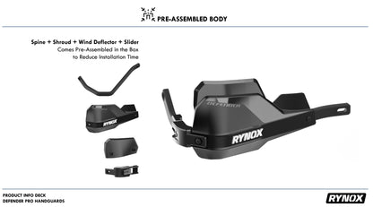 RYNOX DEFENDER PRO HANDGUARDS - AH Helmets
