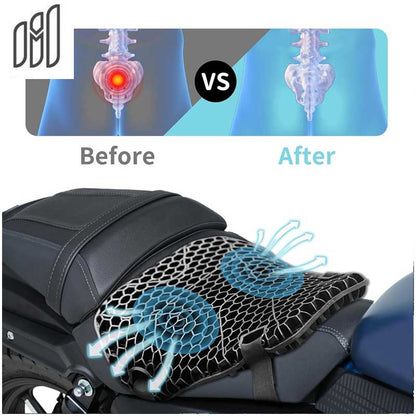 MH Moto Easy Bum Cruiser & Sports Motorcycle Seat Cushion