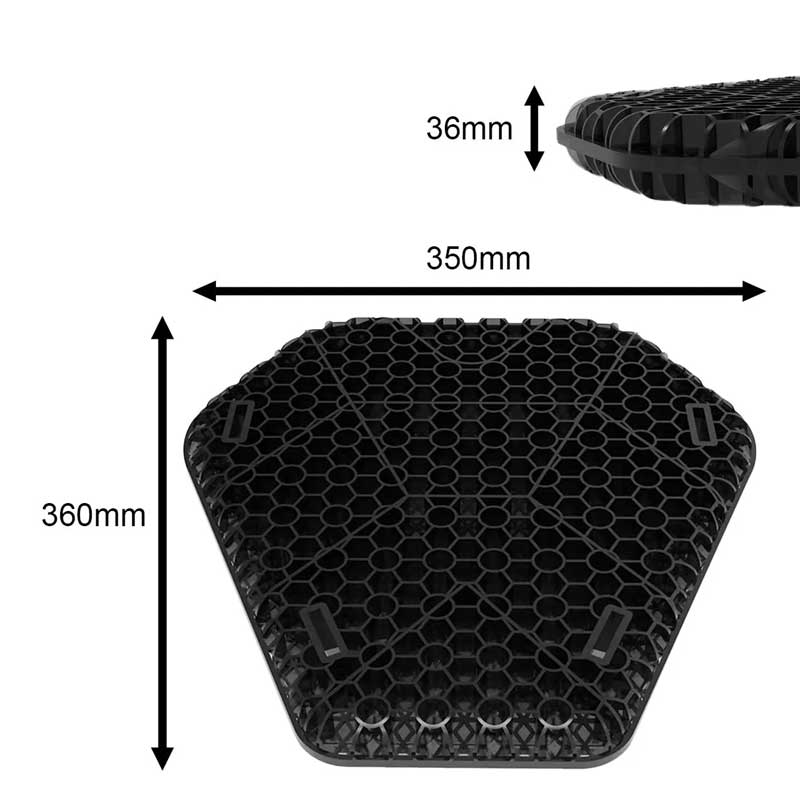 MH Moto Easy Bum Cruiser & Sports Motorcycle Seat Cushion