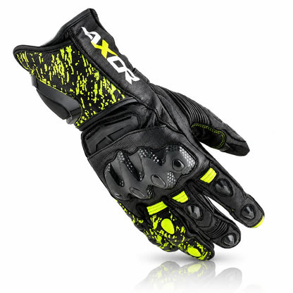 AXOR ENZO GLOVES- BLACK NEON YELLOW