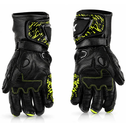 AXOR ENZO GLOVES- BLACK NEON YELLOW