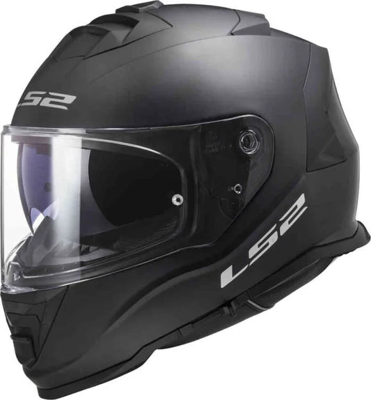 LS2 FF800 Storm II Solid Matt Black Helmet D-ring - AH Helmets