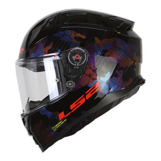 LS2 FF811 VECTOR II Kamo Black Blue Gloss Helmet-06