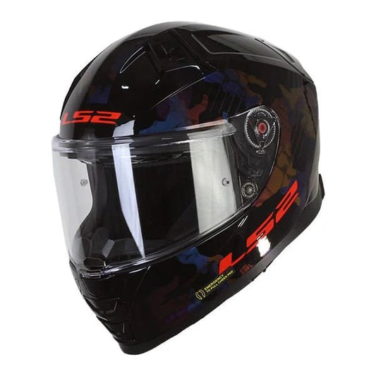 LS2 FF811 VECTOR II Kamo Black Blue Gloss Helmet-06