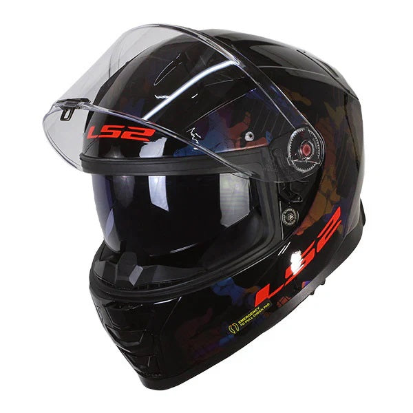 LS2 FF811 VECTOR II Kamo Black Blue Gloss Helmet-06
