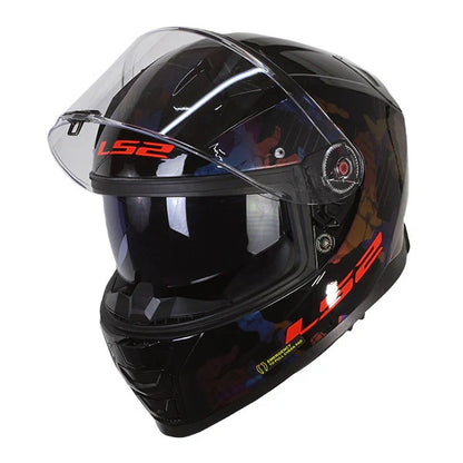 LS2 FF811 VECTOR II Kamo Black Blue Gloss Helmet-06