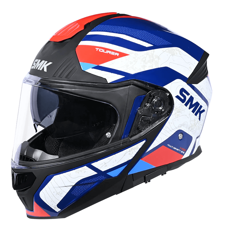 SMK Gullwing Navigator Blue White Red Gloss (GL513) Helmet