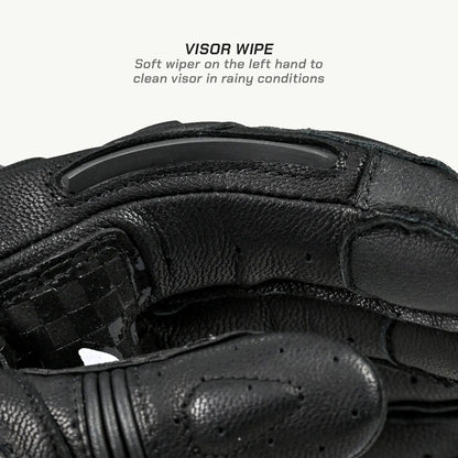 ViaTerra Grid MK3  – Riding Black full gauntlet Gloves