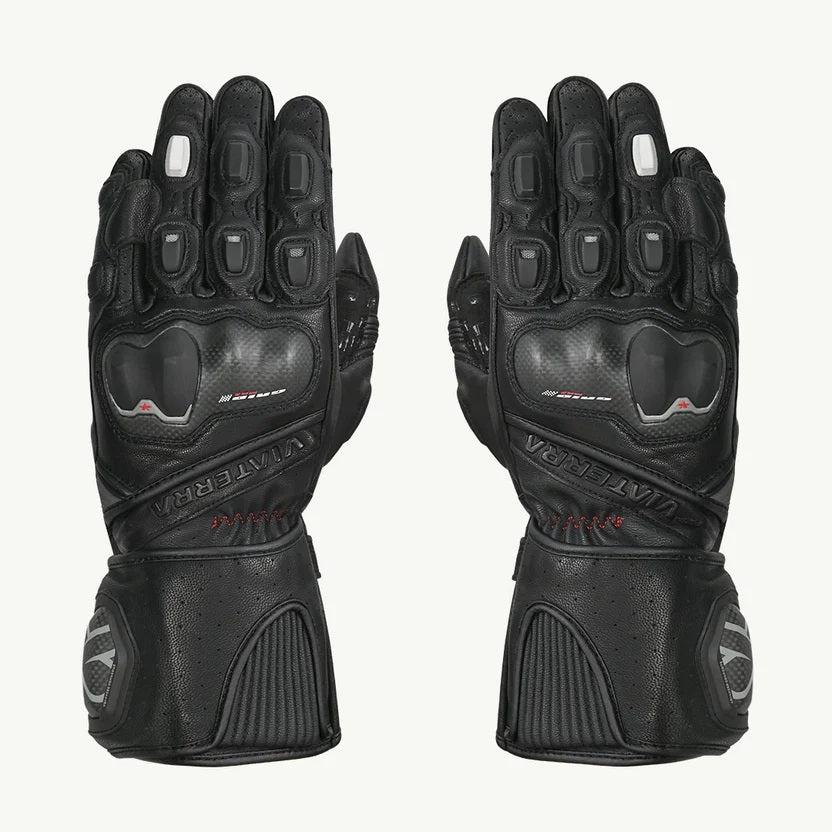 ViaTerra Grid MK3  – Riding Black full gauntlet Gloves