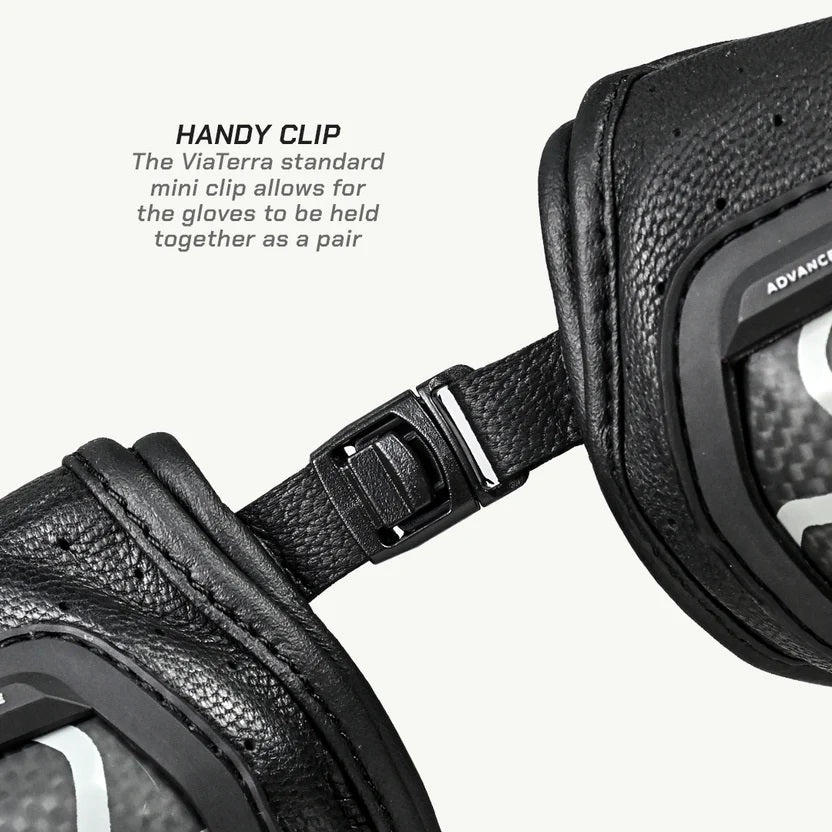 ViaTerra Grid MK3  – Riding Black full gauntlet Gloves