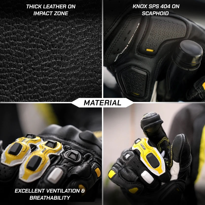 ViaTerra Grid MK3  – Riding Black full gauntlet Gloves