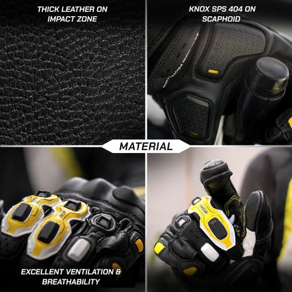 ViaTerra Grid MK3  – Riding Black full gauntlet Gloves