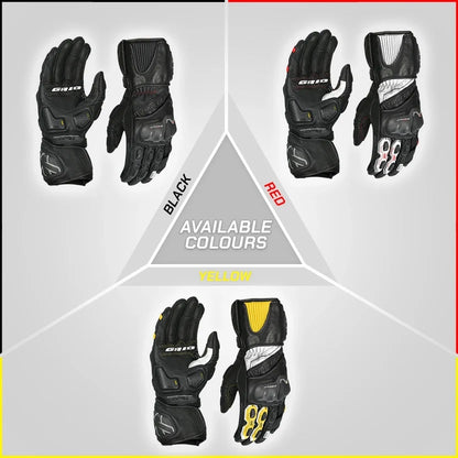 ViaTerra Grid MK3  – Riding Black full gauntlet Gloves