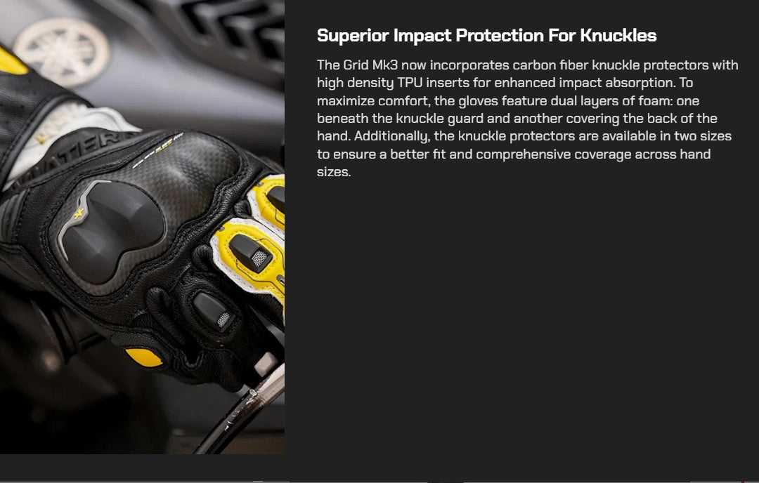 ViaTerra Grid MK3  – Riding Black full gauntlet Gloves