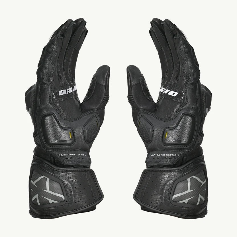 ViaTerra Grid MK3  – Riding Black full gauntlet Gloves