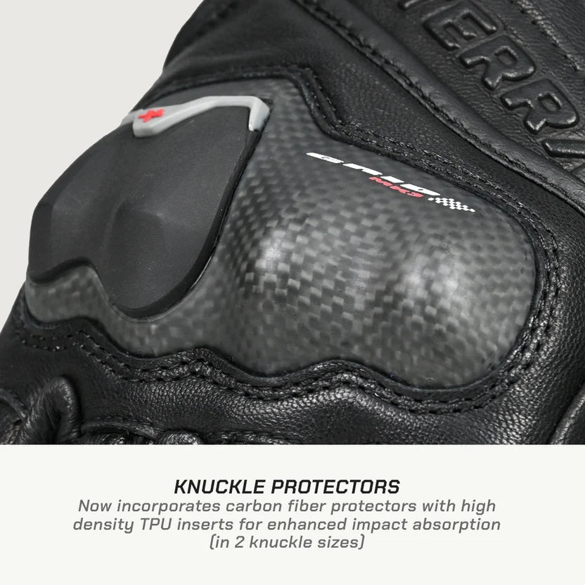 ViaTerra Grid MK3  – Riding Black full gauntlet Gloves