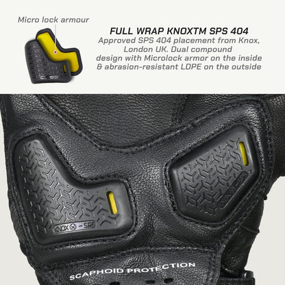 ViaTerra Grid MK3  – Riding Black full gauntlet Gloves