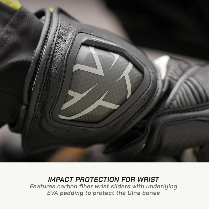 ViaTerra Grid MK3  – Riding Black full gauntlet Gloves