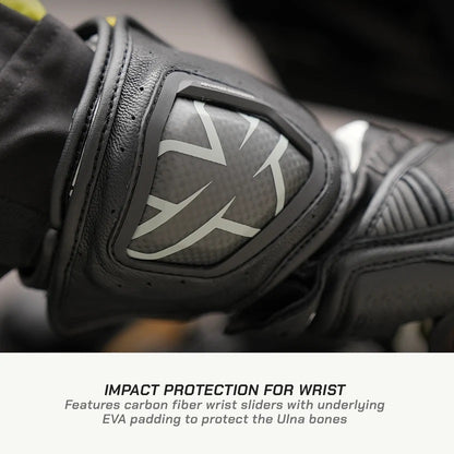 ViaTerra Grid MK3  – Riding Black full gauntlet Gloves