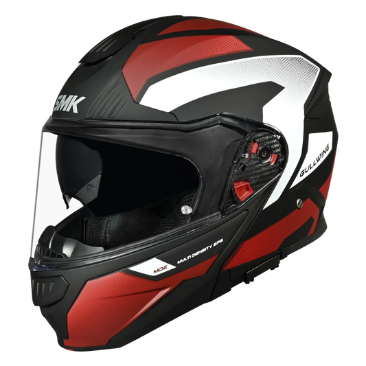 SMK Gullwing Sonic Gloss Maroon Helmet (GL231)