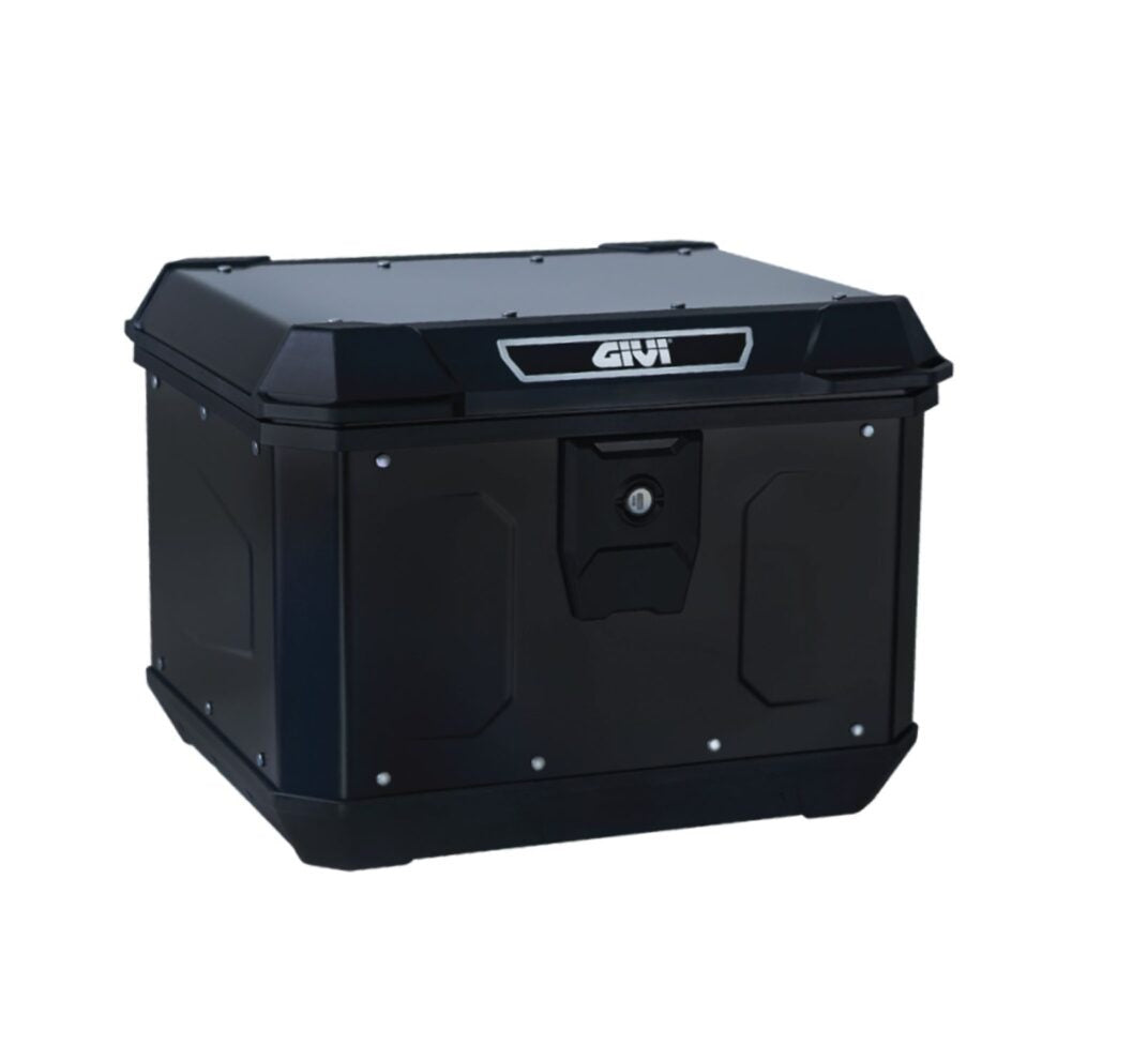 GIVI MATTERHORN ALUMINIUM TOPCASE BLACK PAINTED-47LTR (MTN 47B-WP)