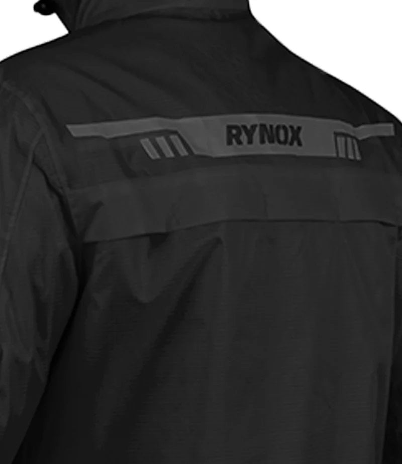 Rynox H2Go Pro 3 Rain Jacket (Black) - AH Helmets