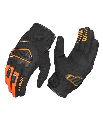 Rynox Helium GT 2 Black Orange Gloves