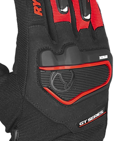 Rynox Helium GT 2 Black Red Gloves
