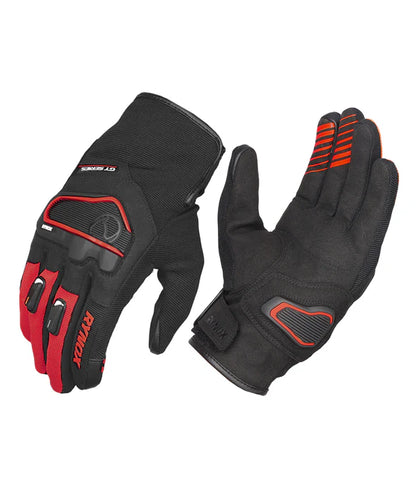 Rynox Helium GT 2 Black Red Gloves