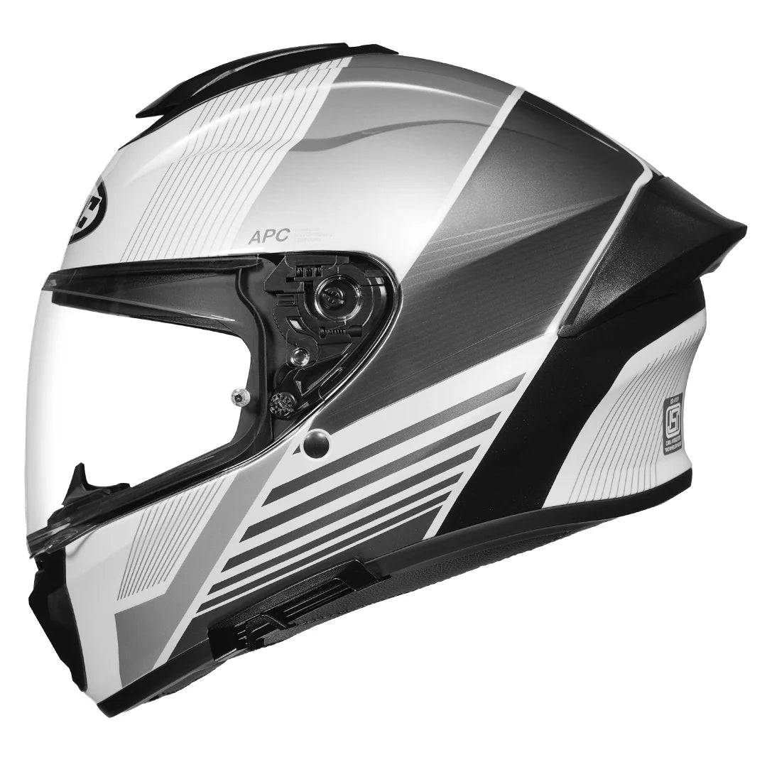 HJC C71 Morix MC5 Gloss White Black