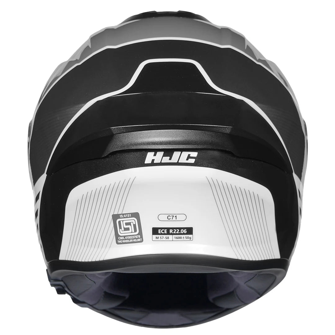HJC C71 Morix MC5 Gloss White Black