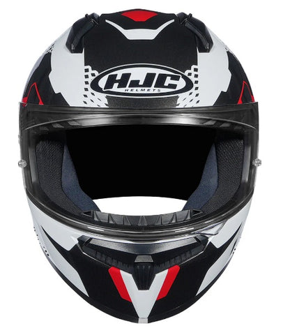 HJC C10 ASPA BLACK WHITE RED (MC1) HELMET