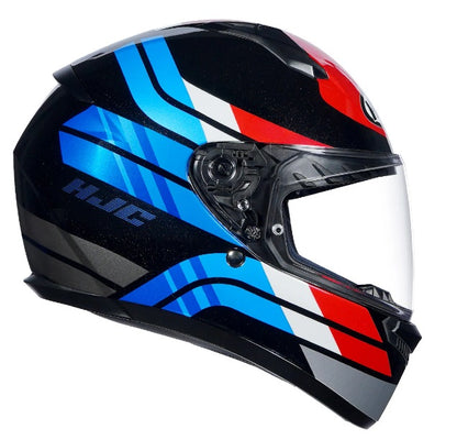 HJC C10 HIPER BLACK RED BLUE (MC21) HELMET