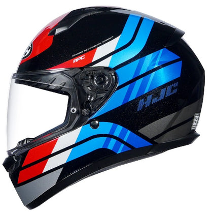 HJC C10 HIPER BLACK RED BLUE (MC21) HELMET
