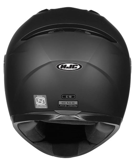 HJC C10 SEMI-FLAT BLACK HELMET