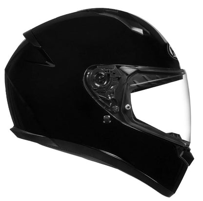 HJC C10 SOLID BLACK HELMET