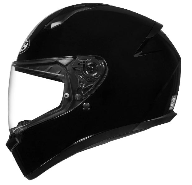 HJC C10 SOLID BLACK HELMET