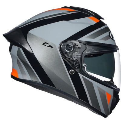 HJC C71 (C7X) FABER (MC7) GREY-ORANGE HELMET