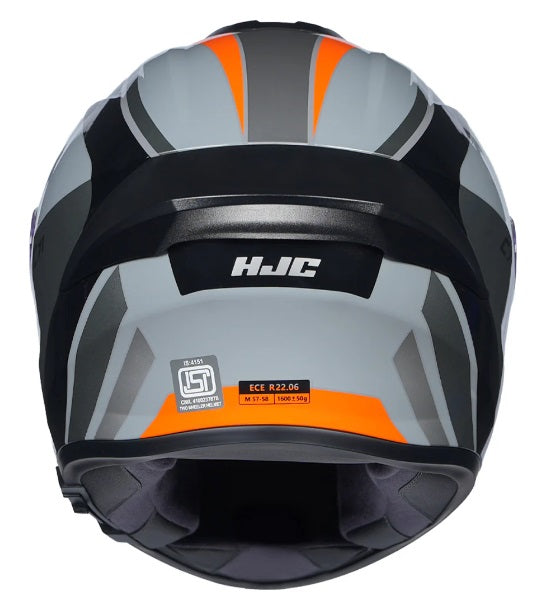HJC C71 (C7X) FABER (MC7) GREY-ORANGE HELMET