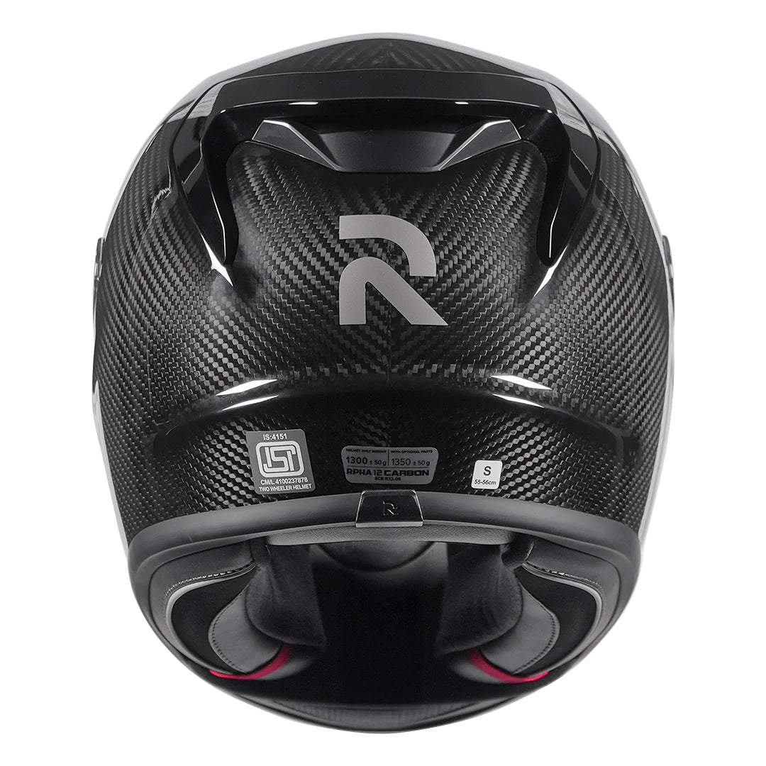 HJC RPHA 12 Carbon Solid Gloss Black Helmet