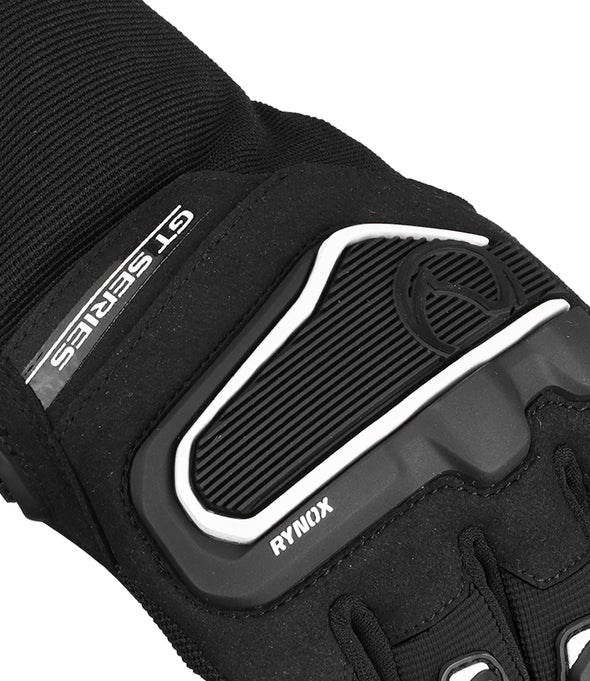 Rynox Helium GT 2 Black White Gloves