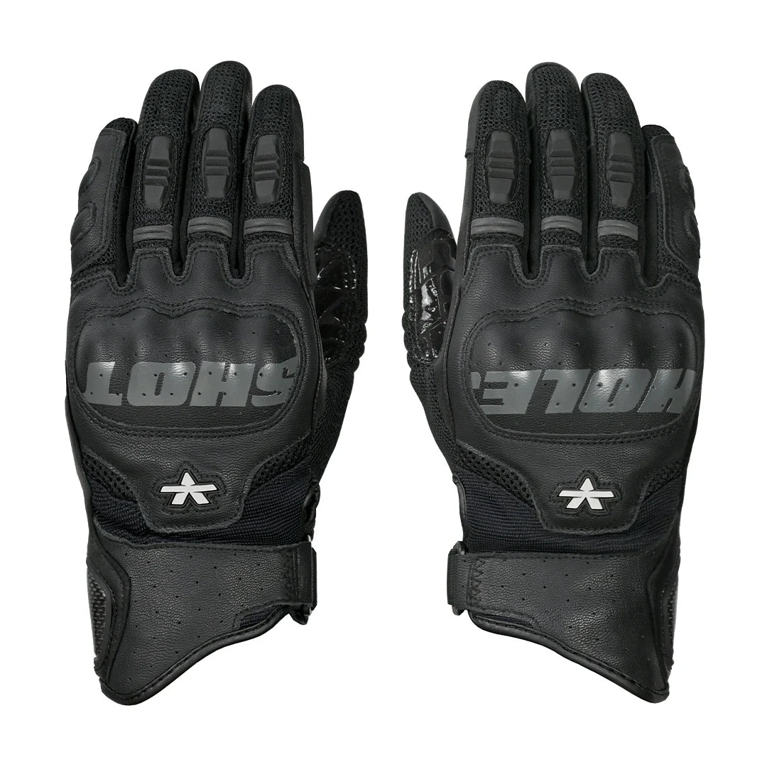 ViaTerra Holeshot Pro – Semi Gauntlet Hybrid Riding Gloves - AH Helmets